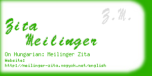 zita meilinger business card